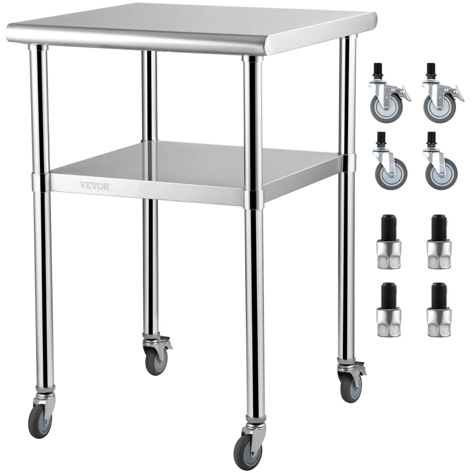Commercial Kitchen In Home - SucceBuy 24 x 24 in Stainless