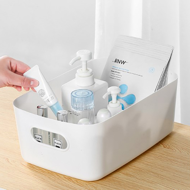 Commercial Kitchen Utensil Organizer - Plastic Storage Bin with Handles Multi