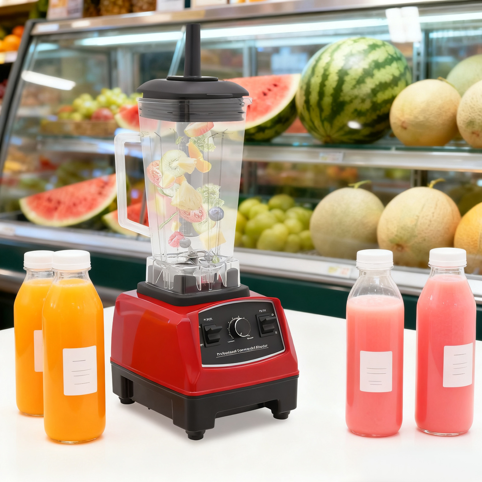 Commercial Kitchen In Home - 2200W Commercial Smoothie Blender 68oz 2L