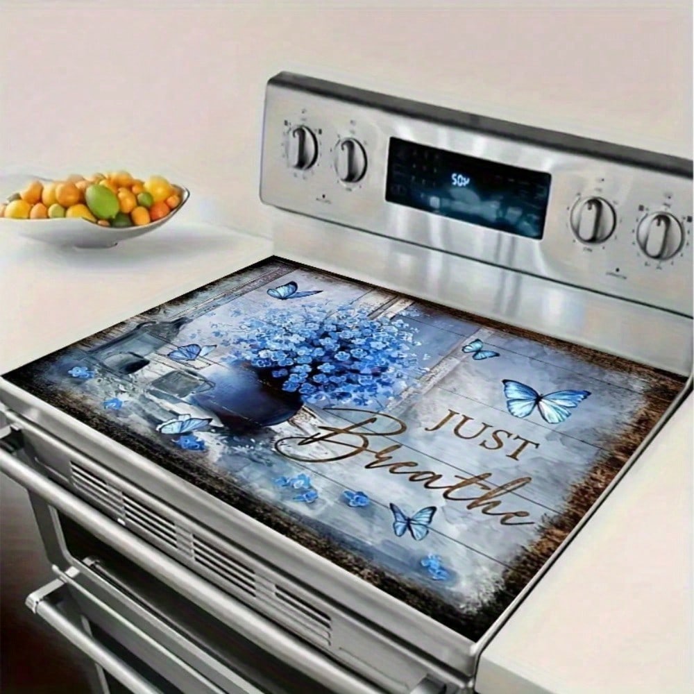 Commercial Kitchen Burner - 1pc Stainless Steel Stove Mat, Non-Slip