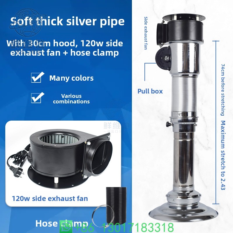 Commercial Exhaust Hood - Commercial Telescopic Smoke Extractor Hood Restaurant