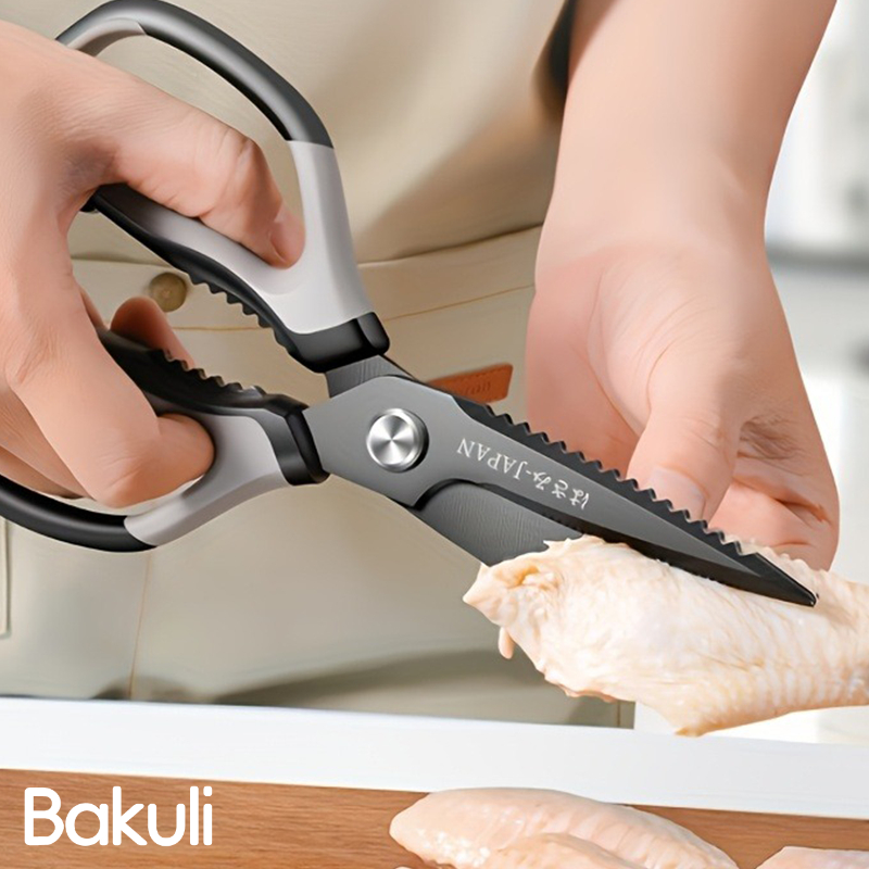 Commercial Kitchen In Home - Black Titanium Kitchen Scissors Stainless Steel