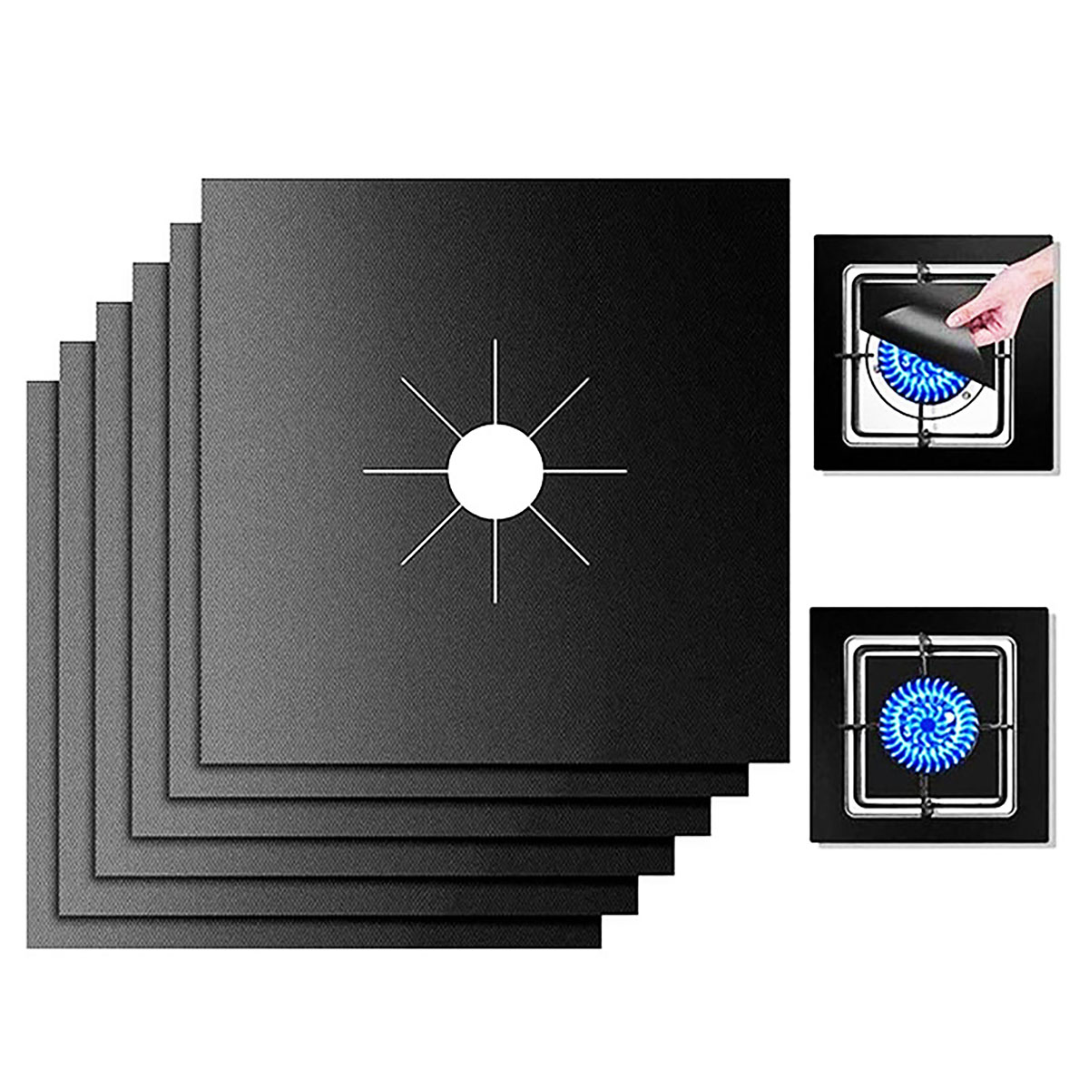 4 Piece Gas Stove Protector Co - Commercial Kitchen Burner avaliação e preço
