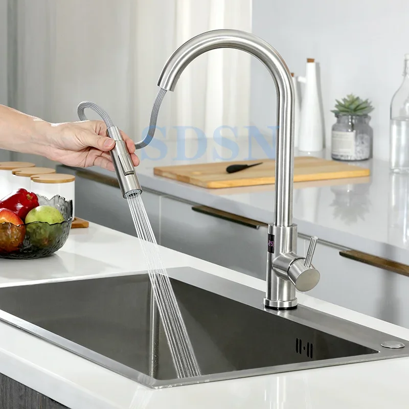 Digital Touch on Kitchen Fauce - Commercial Kitchen Faucet avaliação e preço