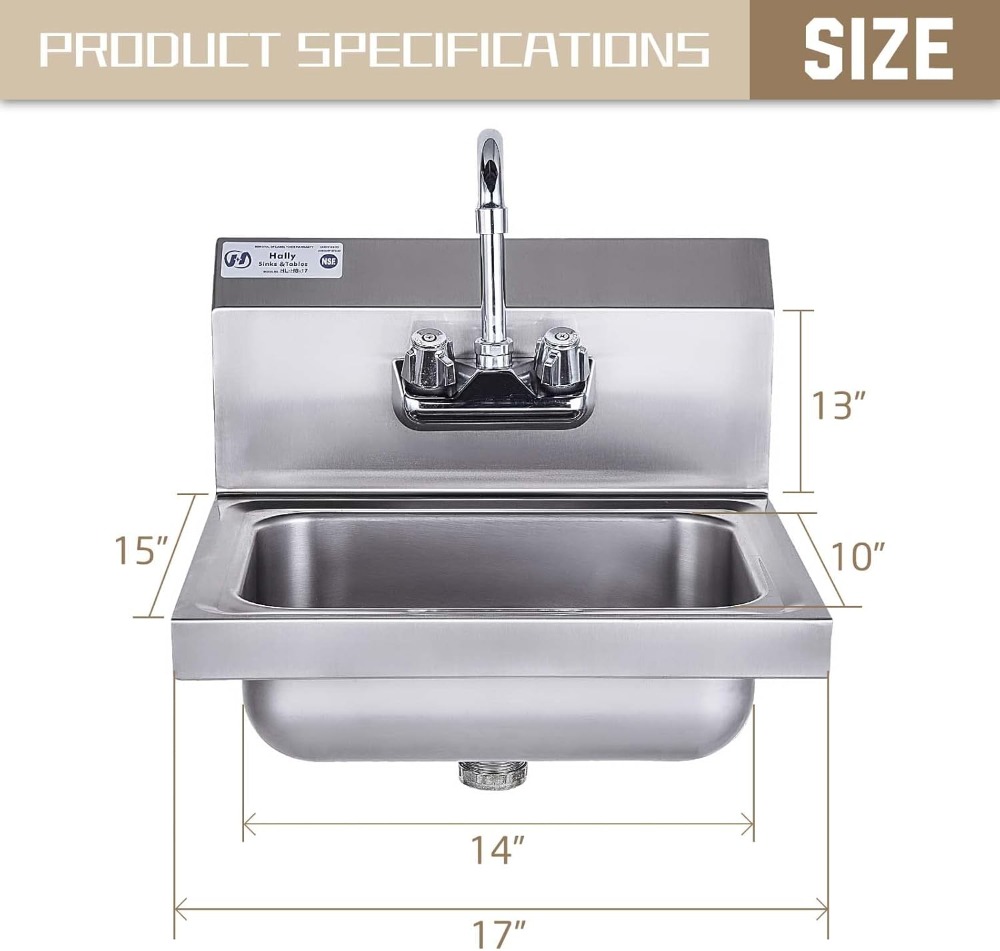 Commercial Wall Mount Hand Bas - Commercial Kitchen Walls avaliação e preço