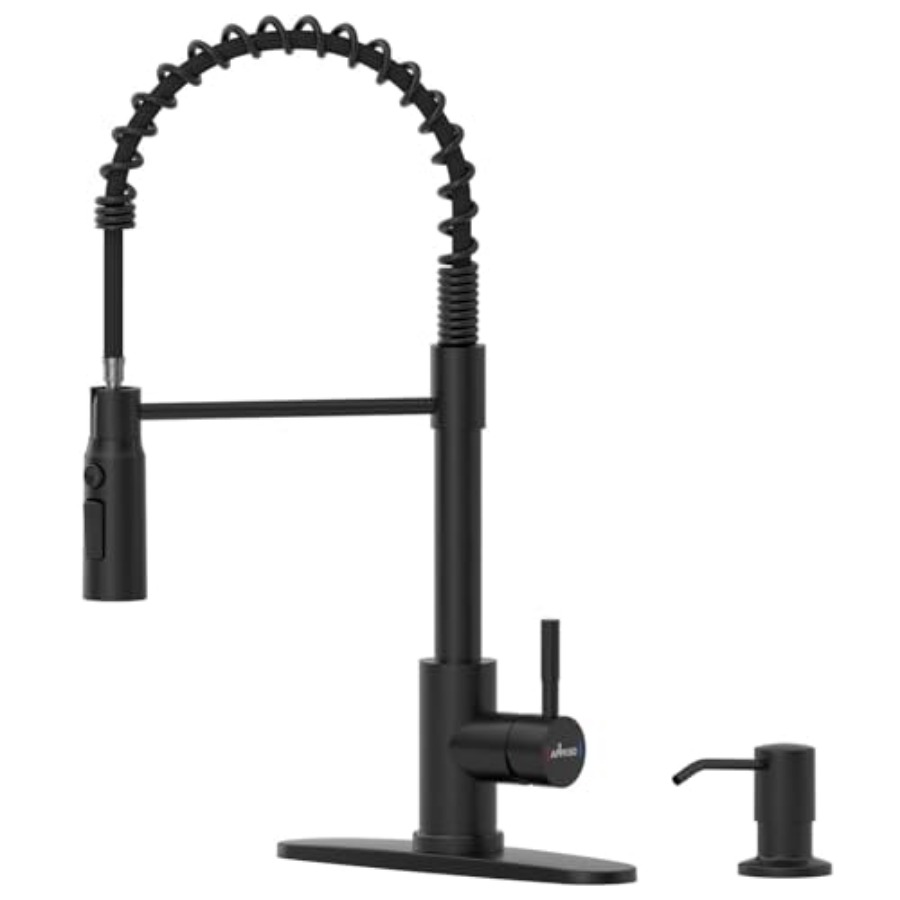 Black Kitchen Faucet with Pull - Commercial Kitchen Faucet avaliação e preço