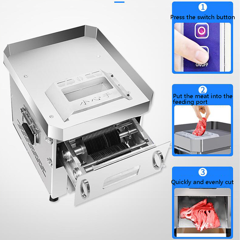 Blade Electric Meat Slicer Cut - Commercial Kitchen Appliance avaliação e preço