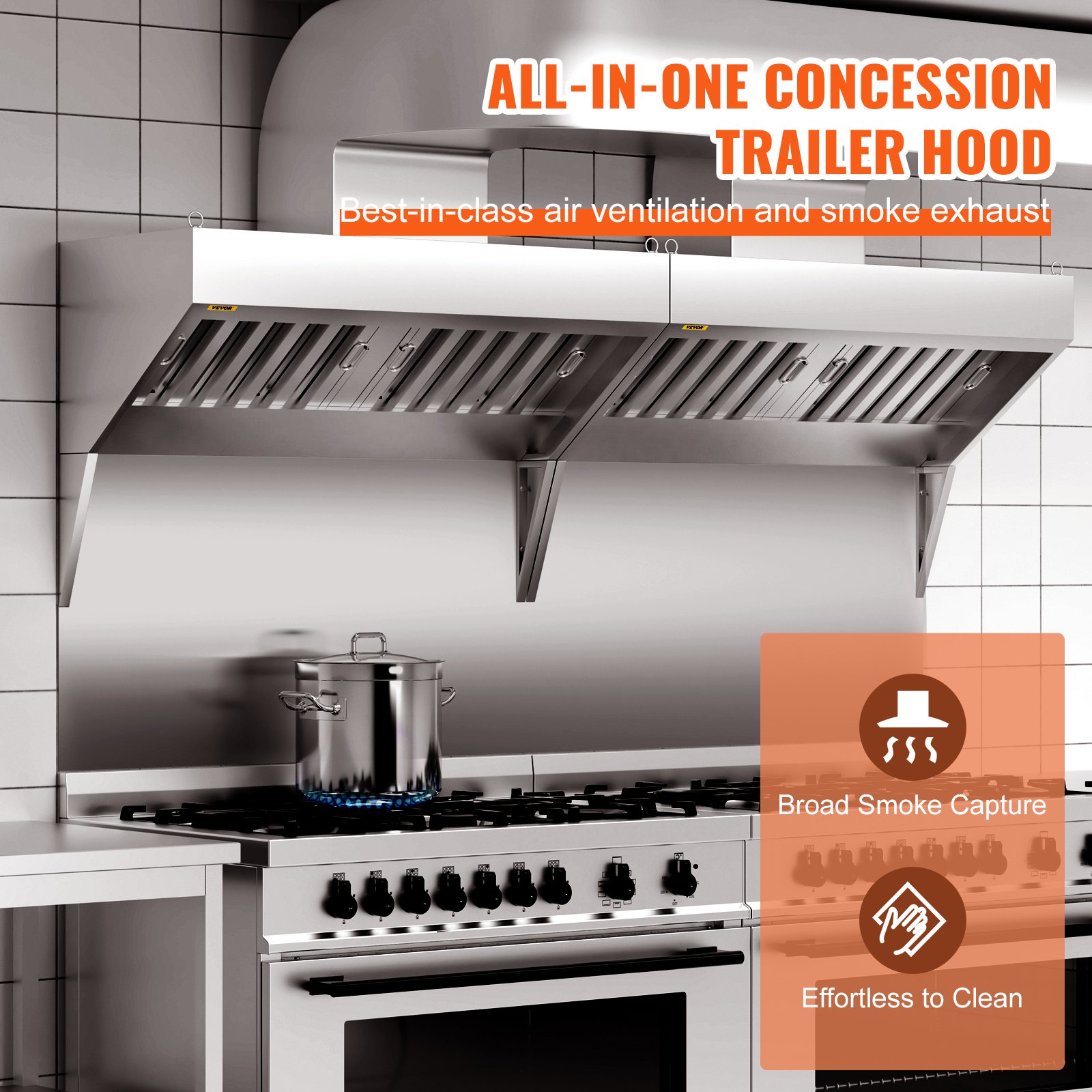 Commercial Exhaust Hood, 4FT F - Commercial Exhaust Hood avaliação e preço