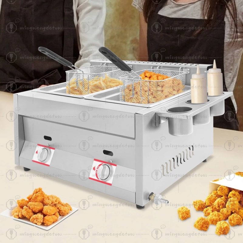 NEW Commercial Gas Deep Fryer  - Commercial Kitchen Appliance avaliação e preço