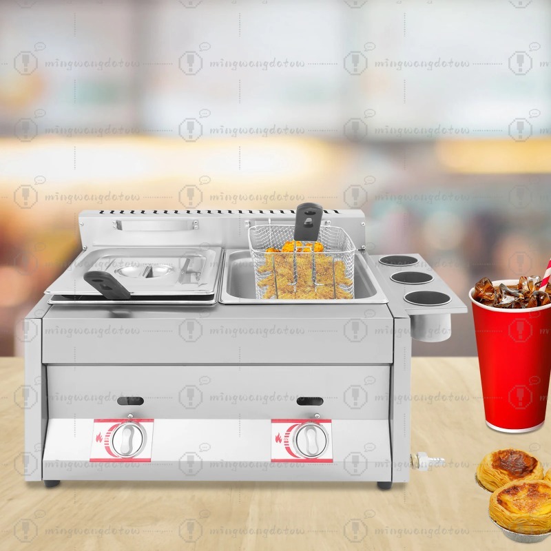 NEW Commercial Gas Deep Fryer  - Commercial Kitchen Appliance avaliação e preço