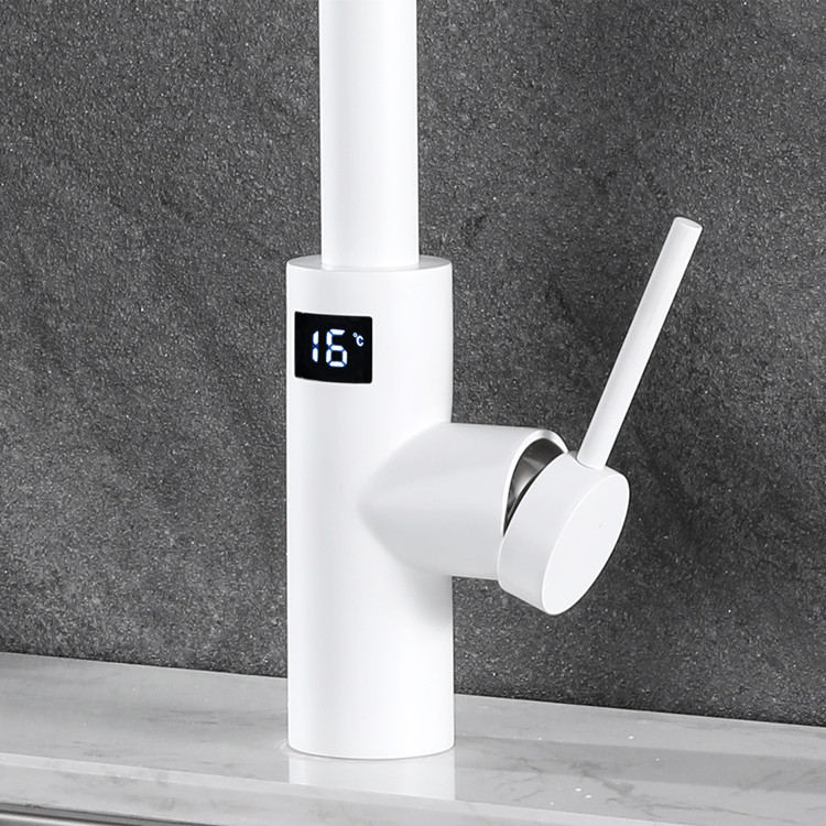 White Touch on Digital Kitchen - Commercial Kitchen Faucet avaliação e preço