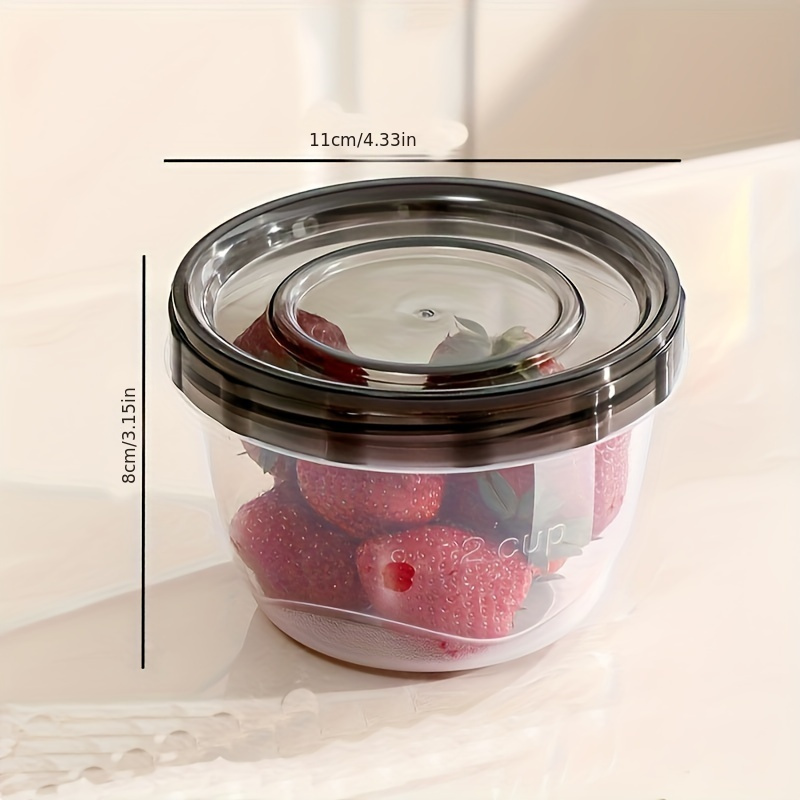 2 Transparent Sealed Food Stor - Commercial Kitchen Utensil Organizer avaliação e preço