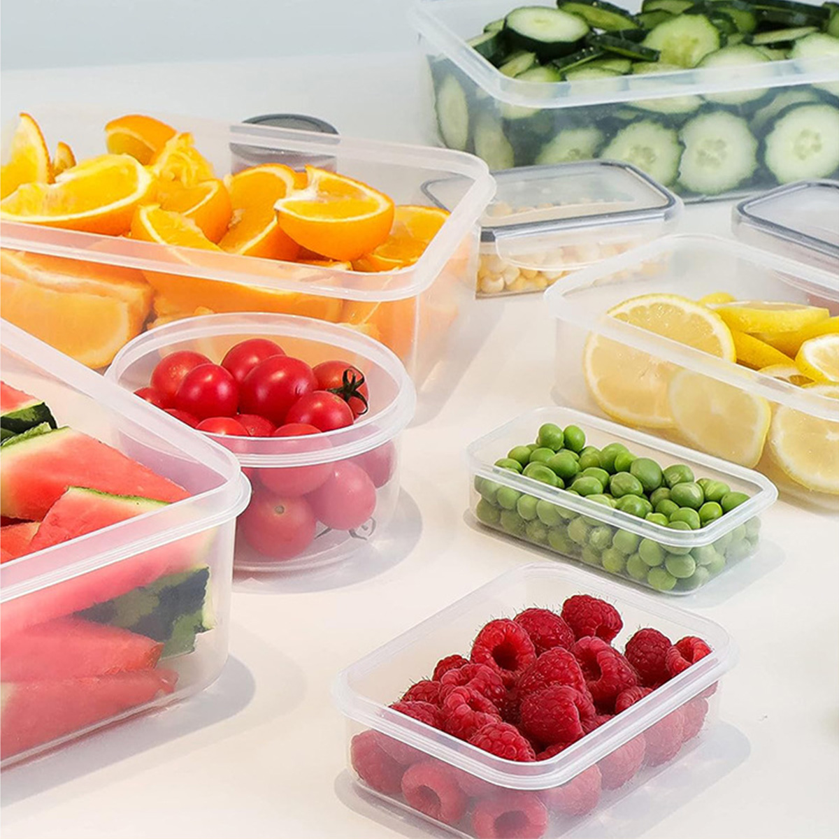 24Pcs/set Food Storage Box Set - Commercial Kitchen Utensil Organizer avaliação e preço