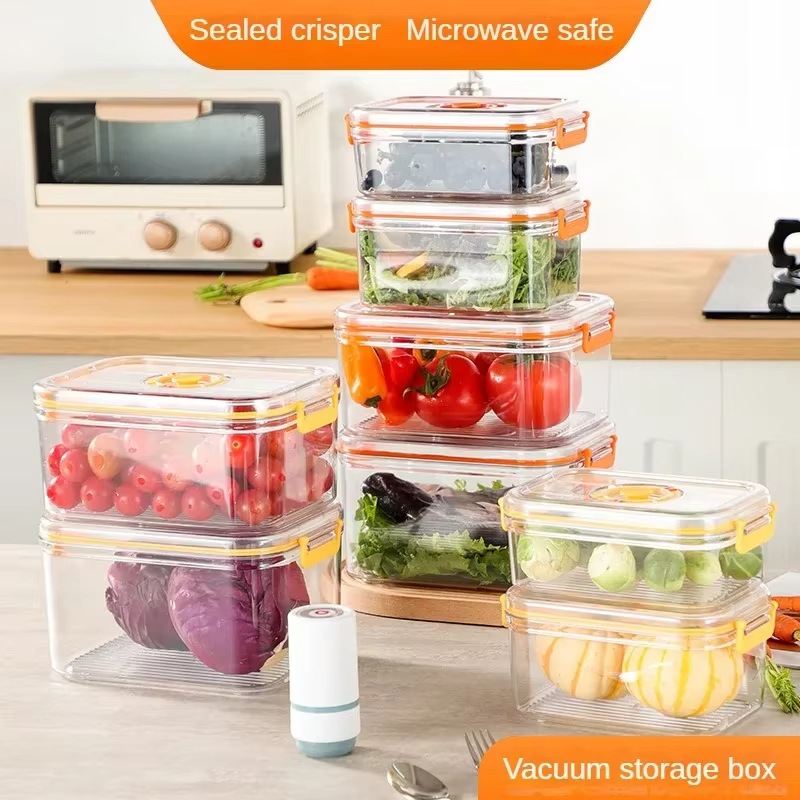 Vacuum Fresh-keeping Box Refri - Commercial Kitchen Utensil Organizer avaliação e preço