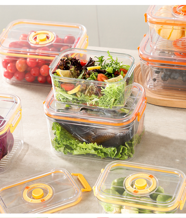 Vacuum Fresh-keeping Box Refri - Commercial Kitchen Utensil Organizer avaliação e preço