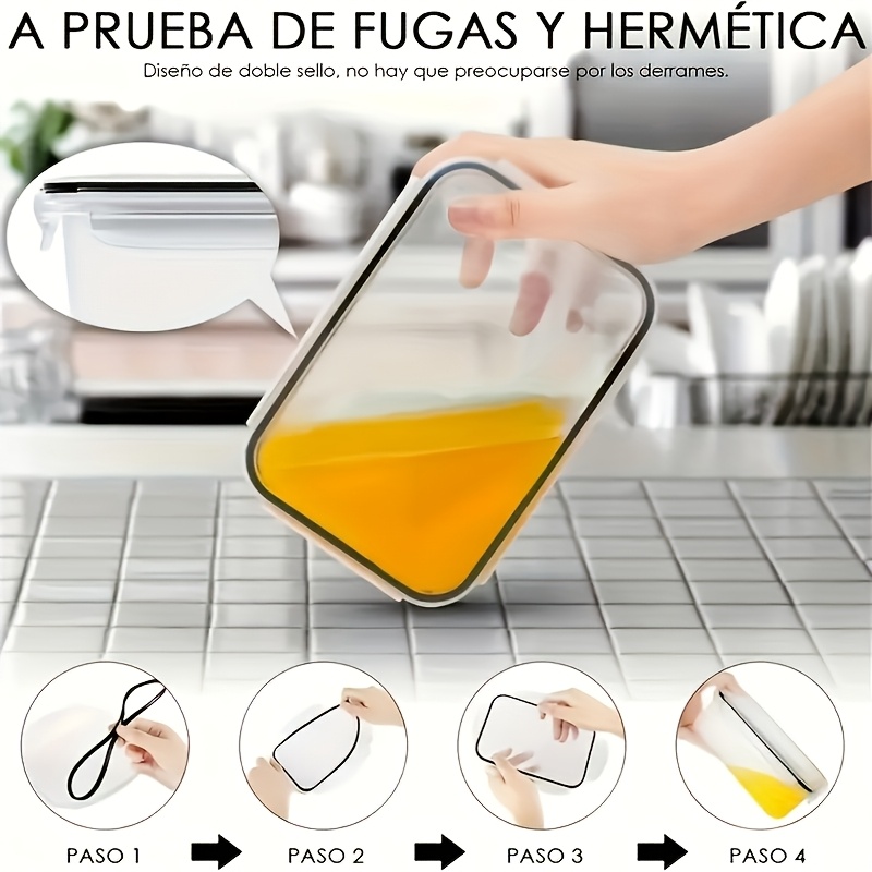 8Pcs Set Includes 4 Containers - Commercial Kitchen Utensil Organizer avaliação e preço