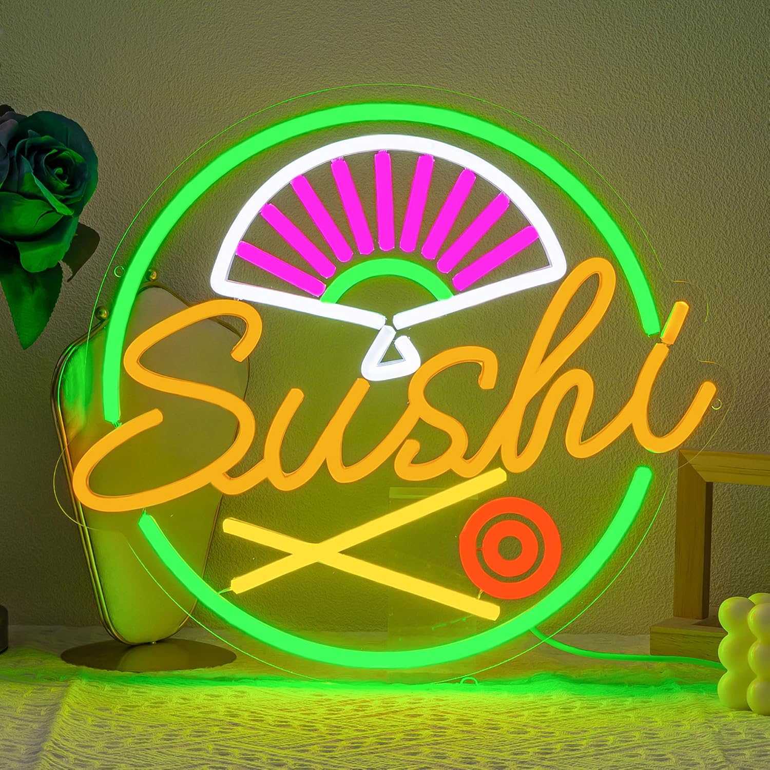 Sushi Neon Sign for Wall Decor - Commercial Kitchen Walls avaliação e preço