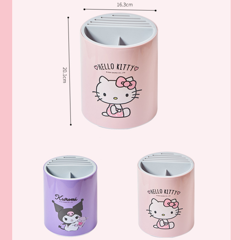 Cartoon Hello kittykuromiCinna - Commercial Kitchen Utensil Organizer avaliação e preço