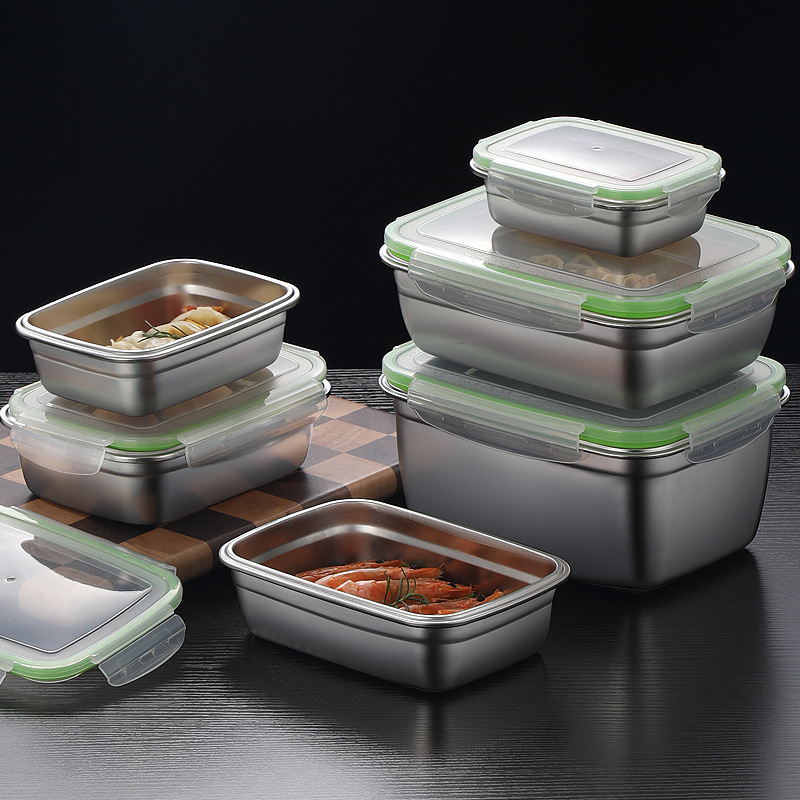 304 Stainless Steel Lunch Box  - Commercial Kitchen Utensil Organizer avaliação e preço