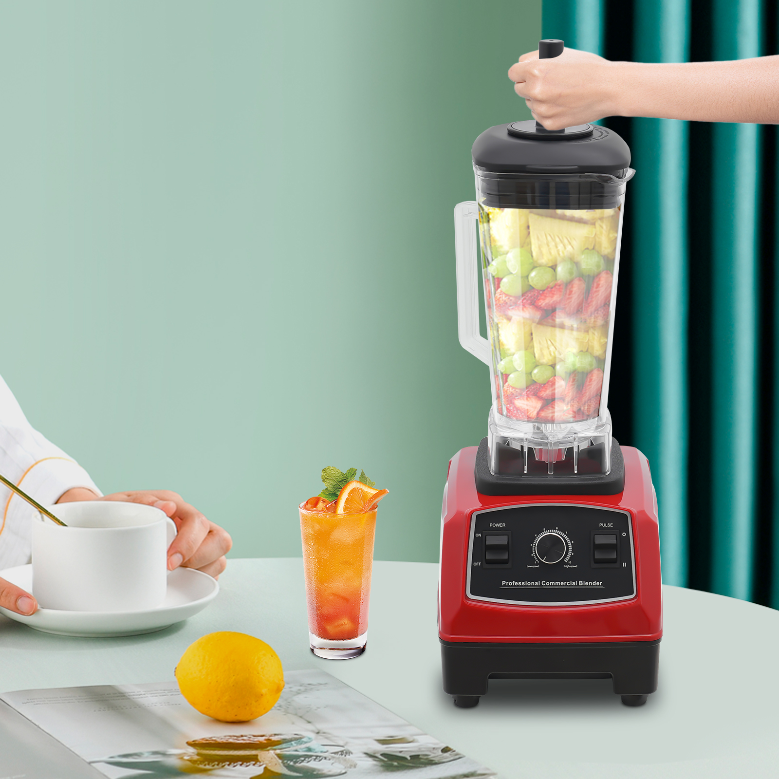 2200W Commercial Smoothie Blen - Commercial Kitchen In Home avaliação e preço