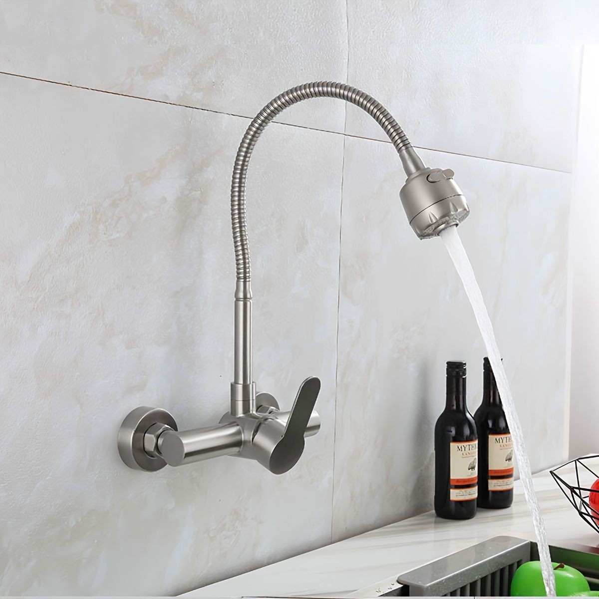 Wall-mounted kitchen faucet, s - Commercial Kitchen Walls avaliação e preço