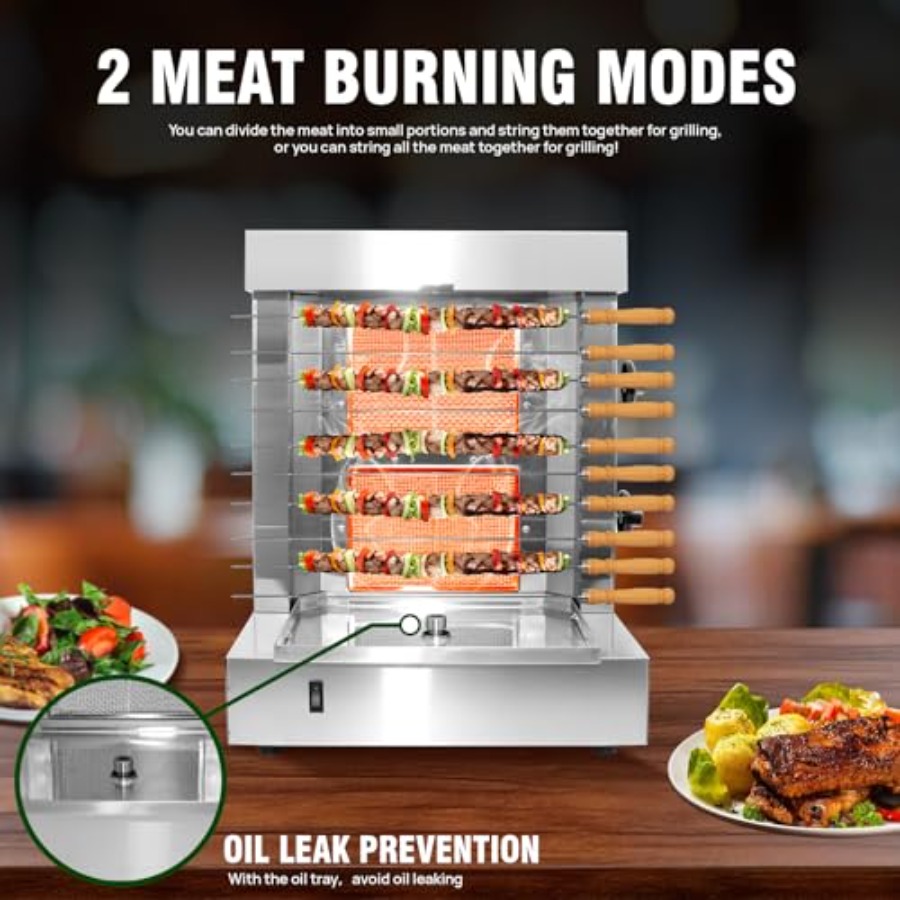 Innovative 2-Burner Shawarma G - Kebab Shawarma Machine avaliação e preço
