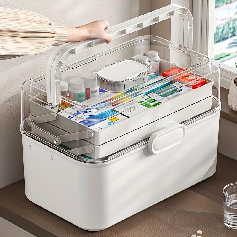 Large Capacity Clear Lid Medic - Commercial Kitchen Utensil Organizer avaliação e preço