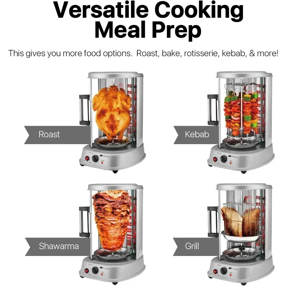 Oven Grill - Countertop Shawar - Kebab Shawarma Machine avaliação e preço