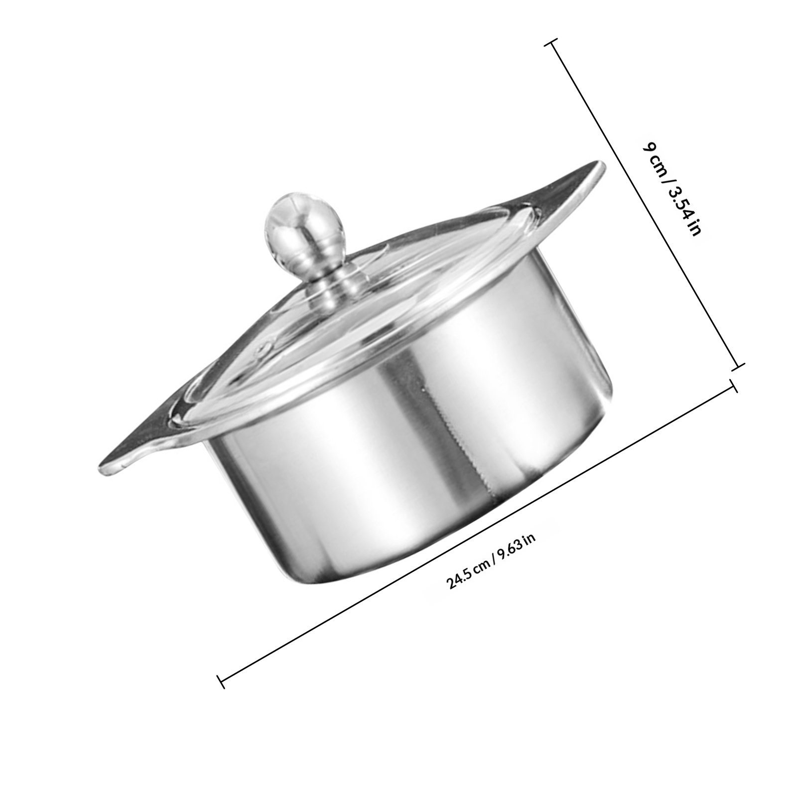 16Cm Divided Hot Pot Stainless - Commercial Kitchen In Home avaliação e preço