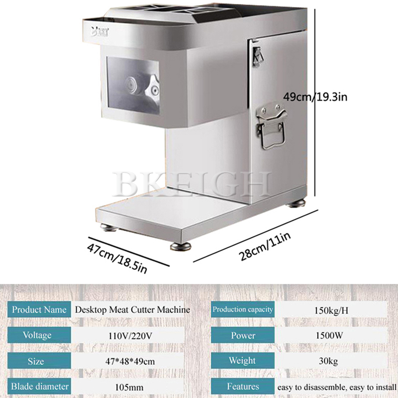 Electric Commercial Meat Cutte - Commercial Kitchen Appliance avaliação e preço