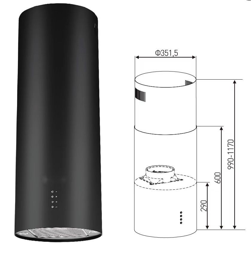 2026 Hot SellingIsland Range H - Commercial Exhaust Hood avaliação e preço