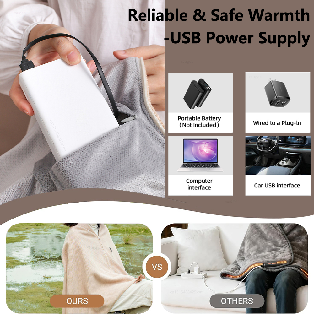 Heated Blanket USB Wearable El - Kebab Shawarma Machine avaliação e preço
