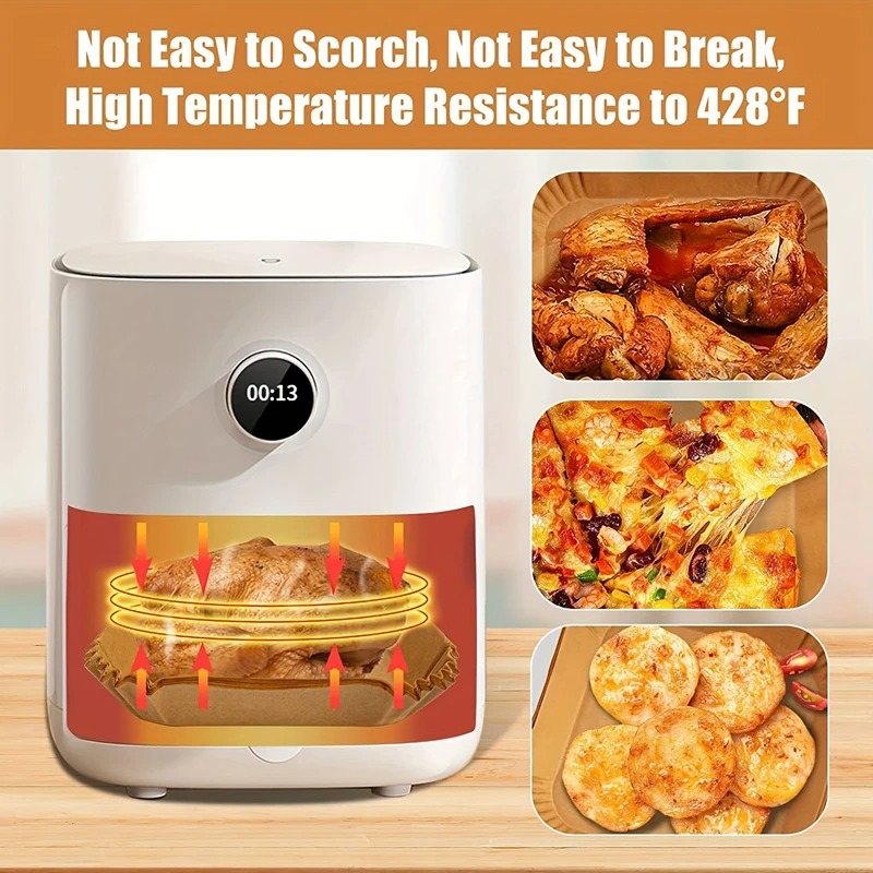 Air Fryer Paper Liners Disposa - Commercial Kitchen Appliance avaliação e preço