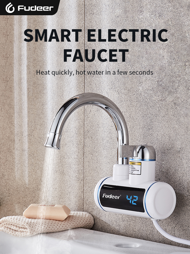 Fudeer Electric Water Heater 2 - Commercial Kitchen Faucet avaliação e preço